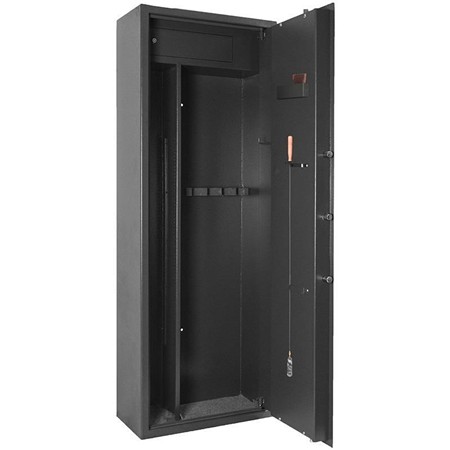 ARMOIRE FORTE 7 A 14 ARMES AVEC ETAGÈRES GAPER