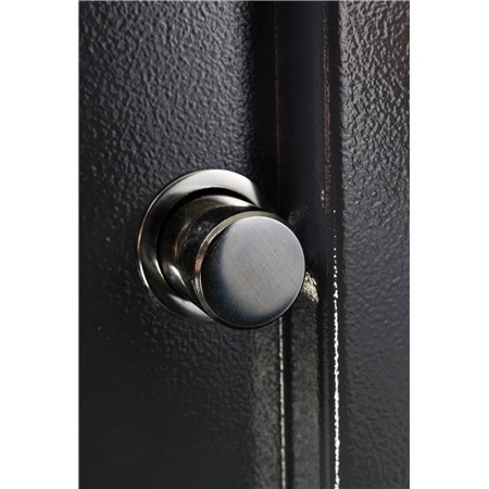 ARMOIRE FORTE BROWNING CUIR ET BOIS 14 ARMES HERITAGE