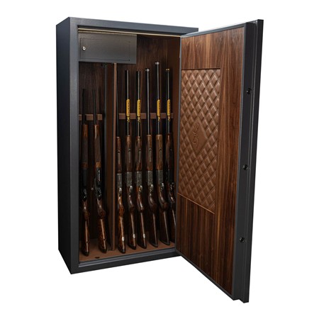 ARMOIRE FORTE BROWNING CUIR ET BOIS 8 ARMES HERITAGE