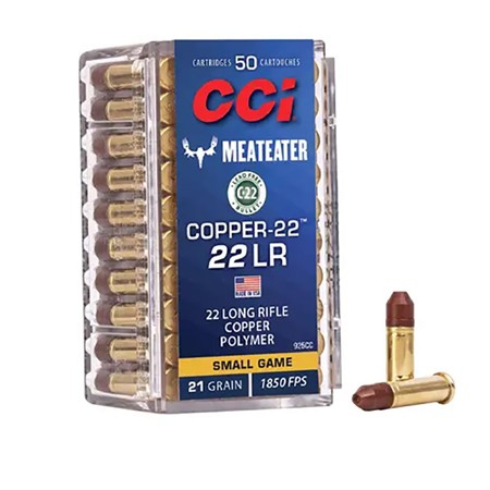 BALLE 22LR CCI COPPER - 21GR - CALIBRE 22 LONG RIFLE