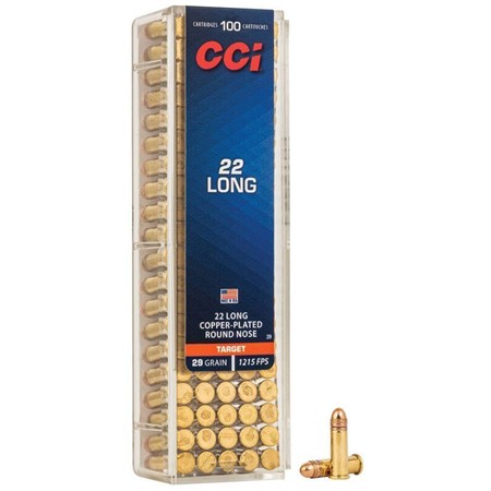 BALLE 22LR CCI LRN - 29GR - CALIBRE 22 LONG RIFLE