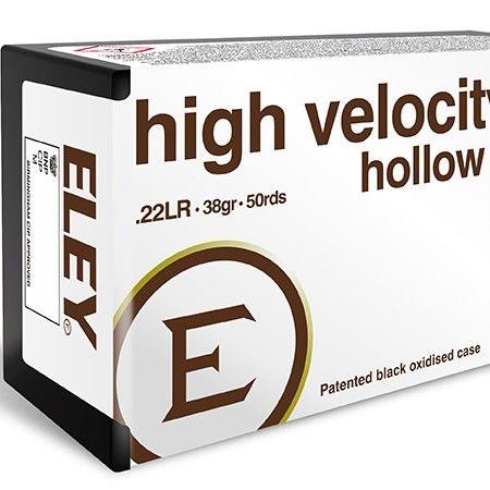 Balle 22Lr Eley High Velocity Hollow Point - 38Gr - Calibre 22Lr