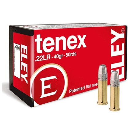 Balle 22Lr Eley Tenex Foc De Selected Competition - 40Gr - Calibre 22 Long Rifle