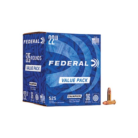 Balle 22Lr Federal Hp Champion - 36Gr - Calibre 22 Long Rifle