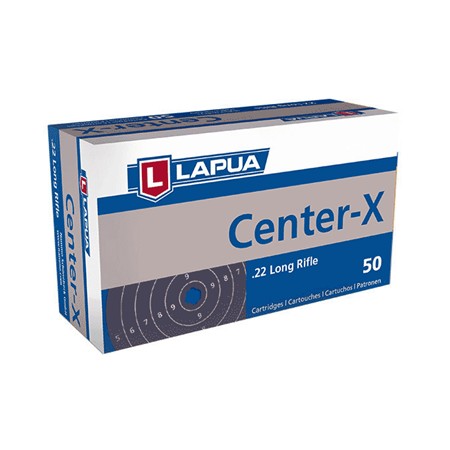 BALLE 22LR LAPUA CENTER-X - CALIBRE 22 LONG RIFLE