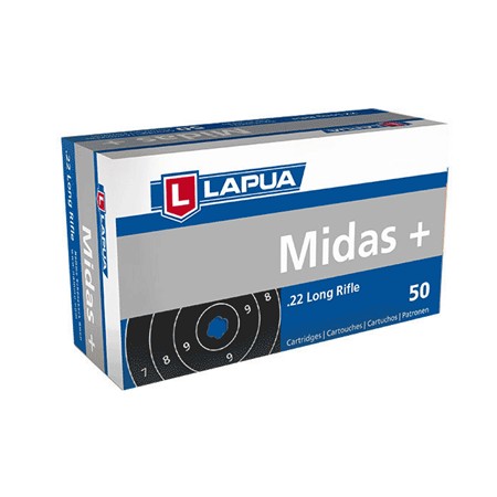 Balle 22Lr Lapua Midas + - Calibre 22 Long Rifle