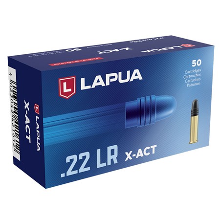 Balle 22Lr Lapua X-Act - 40Gr - Calibre 22 Long Rifle
