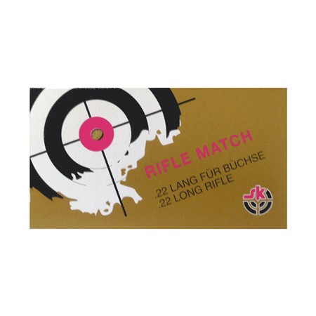 BALLE 22LR SK RIFLE MATCH - CALIBRE 22 LONG RIFLE