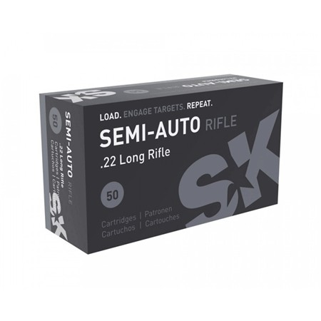 BALLE 22LR SK SEMI-AUTO RIFLE - 40GR - CALIBRE 22 LONG RIFLE