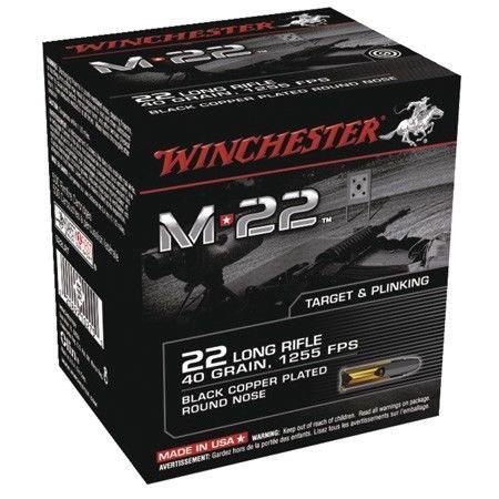 Balle 22Lr Winchester M22 - 40G - Calibre 22Long Rifle