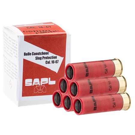 BALLE CAOUTCHOUC GOMM-COGNE SAPL - CALIBRE 12/67