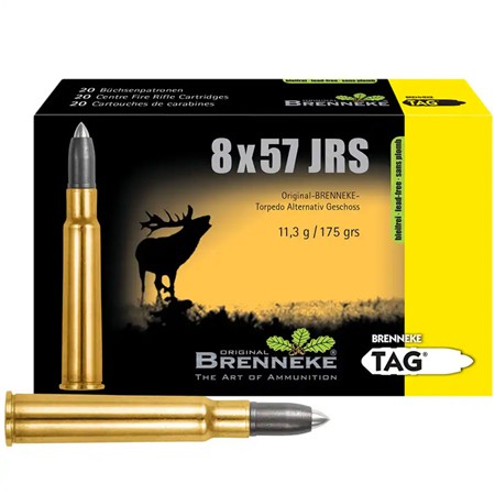Balle De Chasse Brenneke Tag - 175Gr - Calibre 8X57 Jrs