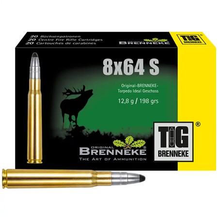 Balle De Chasse Brenneke Tig - 198Gr - Calibre 8X64 S