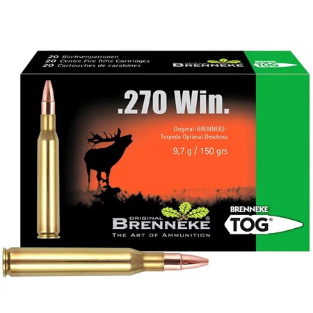 Balle De Chasse Brenneke Tog - 150Gr - Calibre 270 Winchester