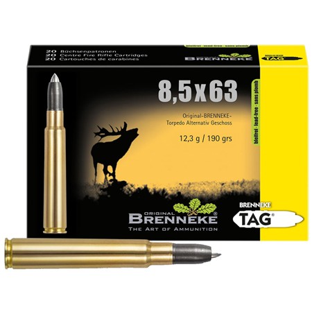 Balle De Chasse Brenneke Tog - 190Gr - Calibre 8.5X63