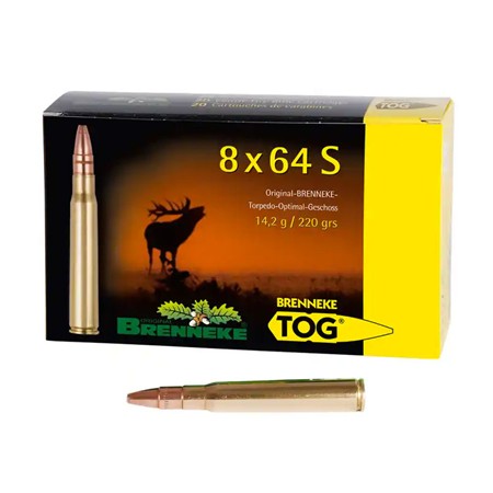 Balle De Chasse Brenneke Tog - 220Gr - Calibre 8X64 S