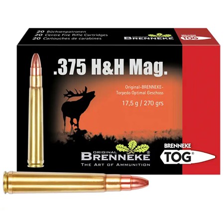 Balle De Chasse Brenneke Tog - 270Gr - Calibre 375 Holland & Holland