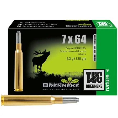 Balle De Chasse Brenneke Tug Nature - 128Gr - Calibre 7X64