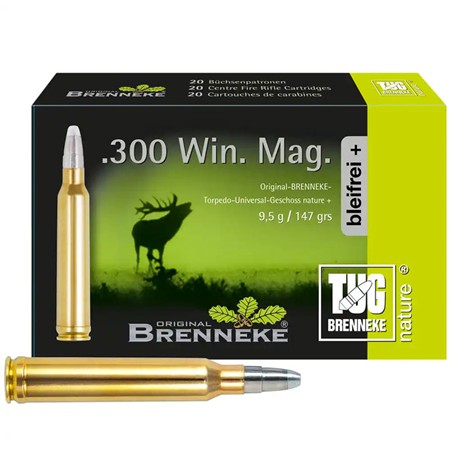 Balle De Chasse Brenneke Tug Nature - 147Gr - Calibre 300 Winchester Magnum