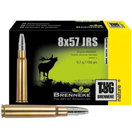 Balle De Chasse Brenneke Tug Nature - 150Gr - Calibre 8X57 Jrs