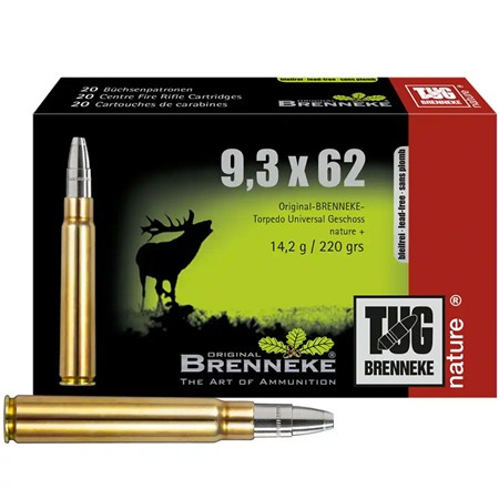 Balle De Chasse Brenneke Tug Nature - 220Gr - Calibre 9.3X62