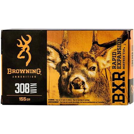 Balle De Chasse Browning Bxr - 155Gr - Calibre 308 Win