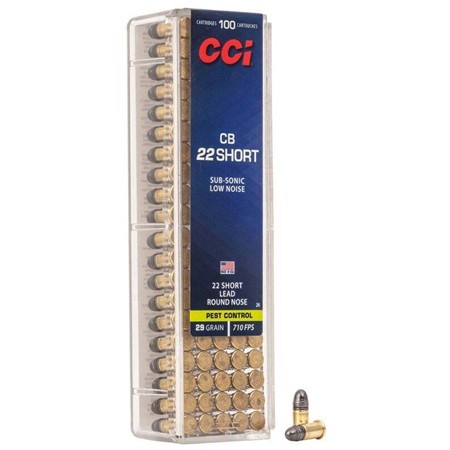 Balle De Chasse Cci Lrn - 29Gr - Calibre 22 Short