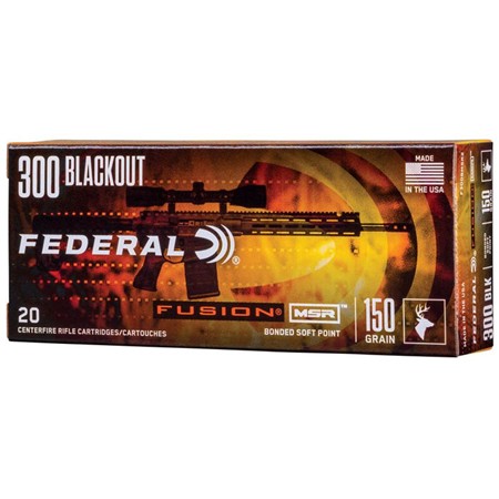 Balle De Chasse Federal Fusion - 150Gr - Calibre 300 Aac Blackout