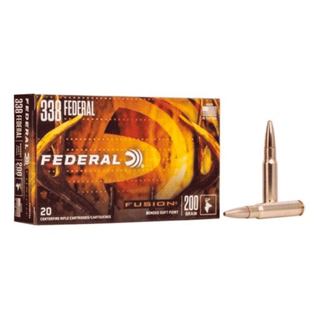 Balle De Chasse Federal Fusion - 200Gr - Calibre 338 Federal