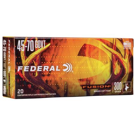 Balle De Chasse Federal Fusion - 300Gr - Calibre 45-70 Gvt