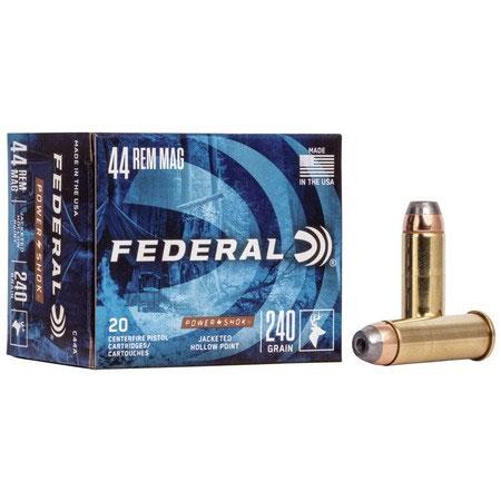 Balle De Chasse Federal Hollow Point - 240Gr - 44 Rem Mag