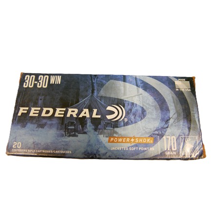 Balle De Chasse Federal Power Shok - 170Gr - Calibre 30-30 Win - Feps3030170