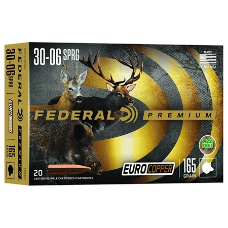 Balle De Chasse Federal Premium Euro Copper - 165Gr - Calibre 30-06 Springfield