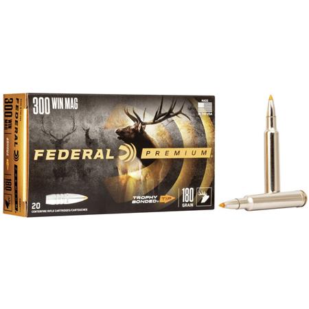 Balle De Chasse Federal Premium Ogive Trophy Bonded Tip - 165Gr - Calibre 300 Win Mag