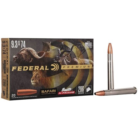 Balle De Chasse Federal Swift A Frame - 286Gr - Calibre 9.3X74 R