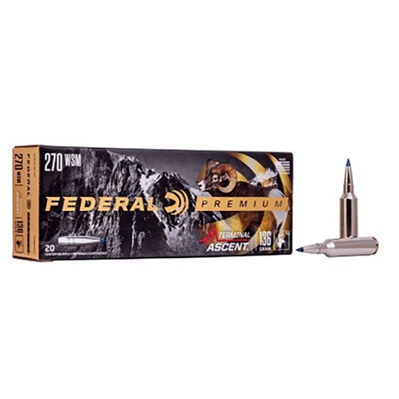 Balle De Chasse Federal Terminal Ascent - 136Gr - Calibre 270 Wsm