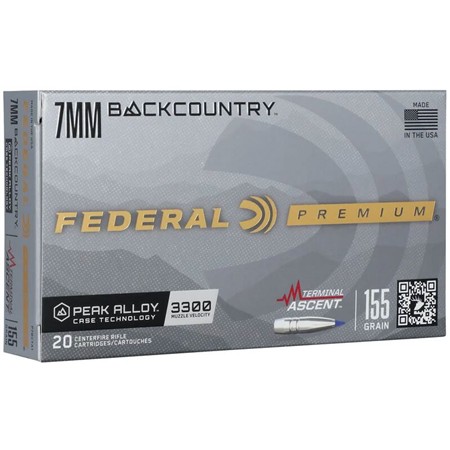 Balle De Chasse Federal Terminal Ascent - 155Gr - Calibre 7Mm Remington Magnum