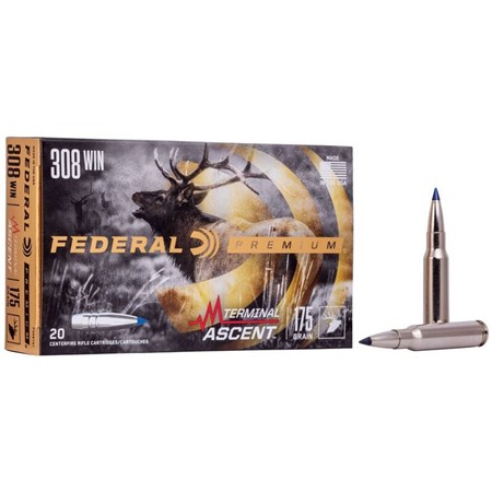 Balle De Chasse Federal Terminal Ascent - 175Gr - Calibre 308 Winchester