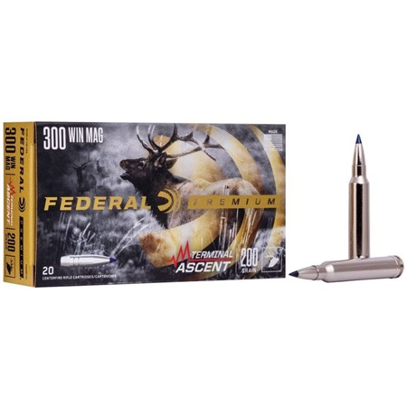 Balle De Chasse Federal Terminal Ascent - 200Gr - Calibre 300 Winchester Magnum