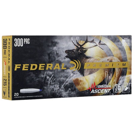 Balle De Chasse Federal Terminal Ascent - 210Gr - Calibre 300 Prc