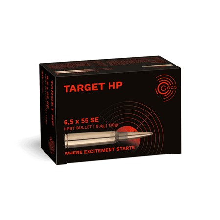 Balle De Chasse Geco Target Hp - 130Gr - Calibre 6.5X55