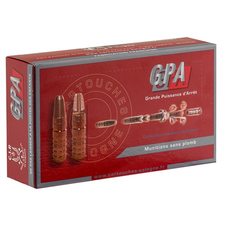 Balle De Chasse Gpa Sologne Rn - 196Gr - Calibre 8X57 Jrs