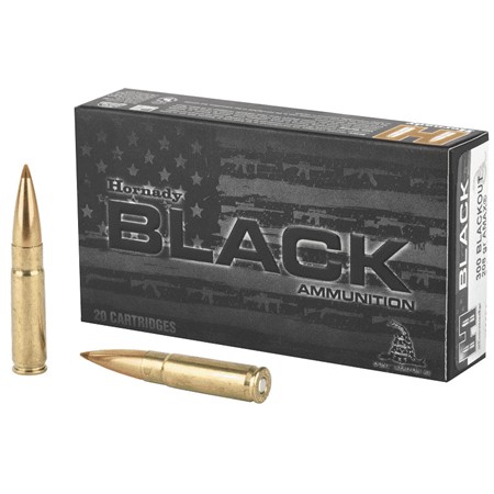 Balle De Chasse Hornady Subsonic A-Max Black - 208Gr - Calibre 300 Aac Blackout