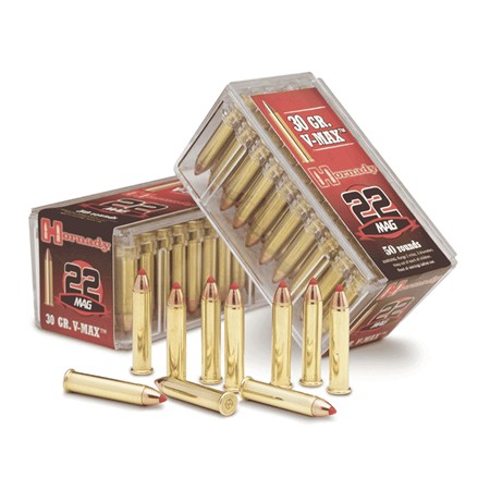 Balle De Chasse Hornady Wmr V-Max - 30Gr - Calibre 22 Magnum