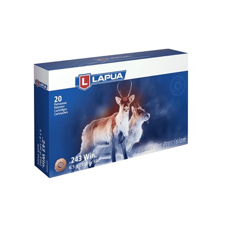 Balle De Chasse Lapua - 100Gr - Calibre 243 Winchester