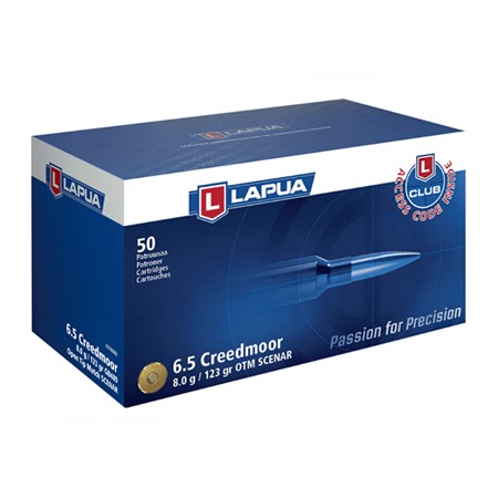 Balle De Chasse Lapua - 123Gr - Calibre 6.5 Creedmoor