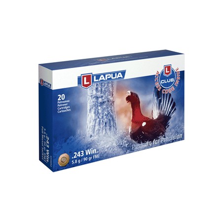 Balle De Chasse Lapua - 90Gr - Calibre 243 Winchester