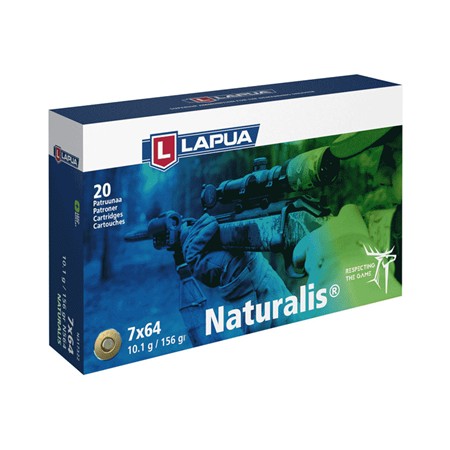 BALLE DE CHASSE LAPUA NATURALIS - 156GR - CALIBRE 7X64