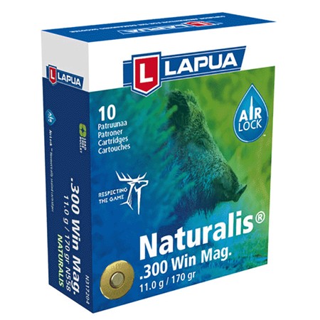Balle De Chasse Lapua Naturalis - 170Gr - Calibre 300 Winchester Magnum