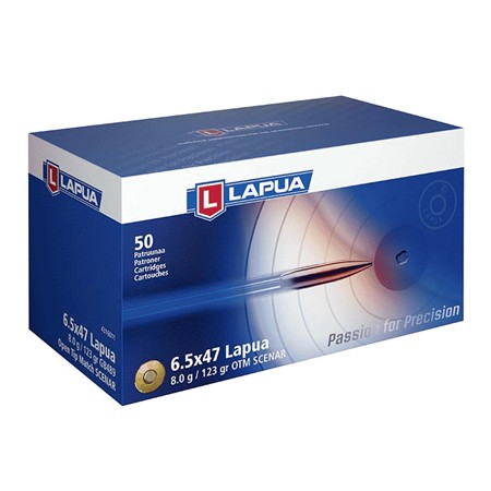 Balle De Chasse Lapua Scenar - 123Gr - Calibre 6.5X47 Lapua